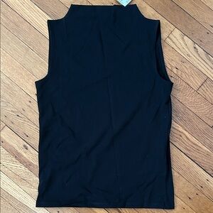 J. Crew Factory Black Sleeveless Mock Neck Tank XS NWT New